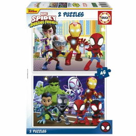 Educa Set de 2 Puzzles Spidey et ses incroyables amis