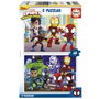 Educa Puzzle 2x48 pièces Spidey et ses incroyables amis - Puzzle double pour enfants de 4 à 6 ans