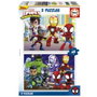 Educa Puzzle 2x48 pièces Spidey et ses incroyables amis - Puzzle double pour enfants de 4 à 6 ans
