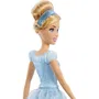 Disney Princess Cendrillon Poupée 29 cm HLW06 avec robe bleue pailletée, diadème et chaussures - Mattel