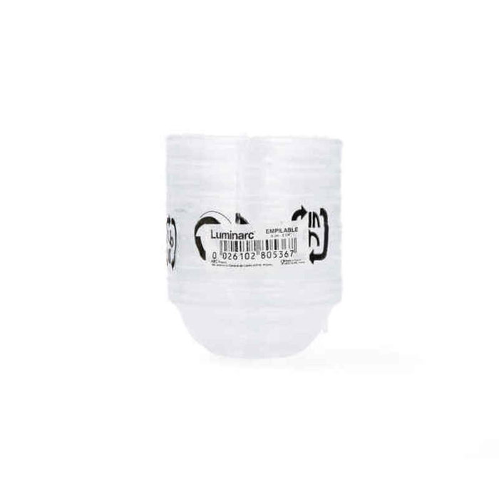 Luminarc Set 6 Bols empilables en verre transparent 6 cm Luminarc Set 6 Bols empilables en verre transparent 6 cm