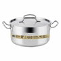 Quid Casserole avec Couvercle Azzero Acier inoxydable 18 cm