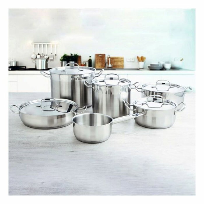 Quid Casserole avec Couvercle Azzero Acier Inoxydable 32 cm