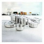 Quid Casserole avec Couvercle Azzero Acier Inoxydable 32 cm