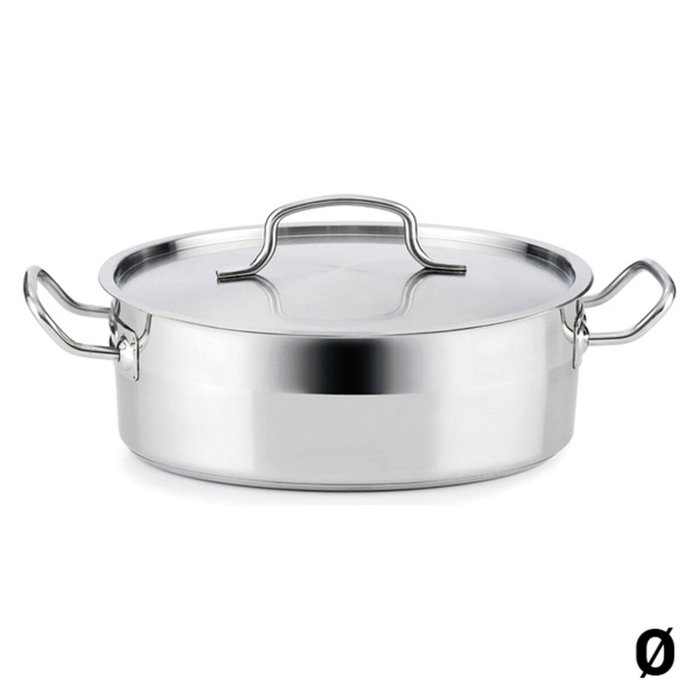 Quid Casserole Quid Azzero Acier inoxydable 32 x 7,5 cm Quid Casserole Quid Azzero Acier inoxydable 32 x 7,5 cm