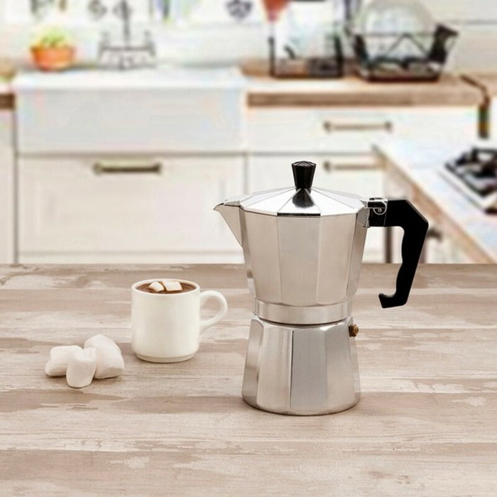Quid Cafetière Cesena Aluminium 12 Tasses Acier
