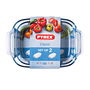 Pyrex Lot de 2 Fuentes Horno Boro Classic 39x27x8 cm en Verre Résistant pour Four Micro-ondes Congélateur