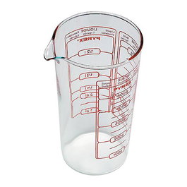 Pyrex Vaso Medidor Vidrio Cook&Enjoy 10x10x17 cm - Verre Résistant aux Rayures, Compatible Micro-ondes et Four