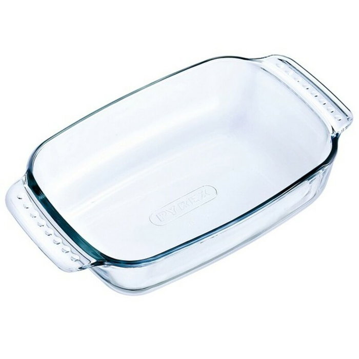 Pyrex Plat Rectangulaire Verre Borosilicaté Let's Share 22x13x5 cm - Résistant au Four, Micro-ondes, Congélateur Pyrex Plat Rectangulaire Verre Borosilicaté Let's Share 22x13x5 cm - Résistant au Four, Micro-ondes, Congélateur