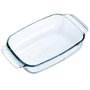 Pyrex Plat Rectangulaire Verre Borosilicaté Let's Share 22x13x5 cm - Résistant au Four, Micro-ondes, Congélateur