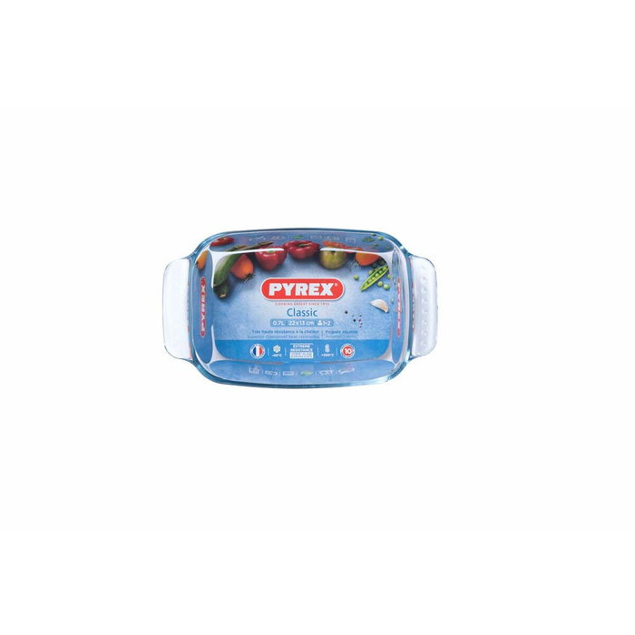 Pyrex Plat Rectangulaire Verre Borosilicaté Let's Share 22x13x5 cm - Résistant au Four, Micro-ondes, Congélateur Pyrex Plat Rectangulaire Verre Borosilicaté Let's Share 22x13x5 cm - Résistant au Four, Micro-ondes, Congélateur