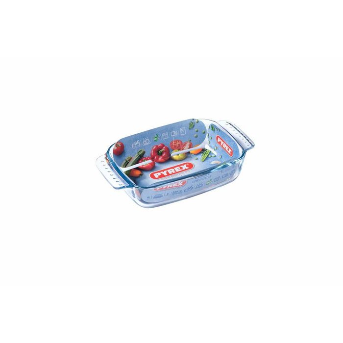 Pyrex Plat Rectangulaire Verre Borosilicaté Let's Share 22x13x5 cm - Résistant au Four, Micro-ondes, Congélateur Pyrex Plat Rectangulaire Verre Borosilicaté Let's Share 22x13x5 cm - Résistant au Four, Micro-ondes, Congélateur