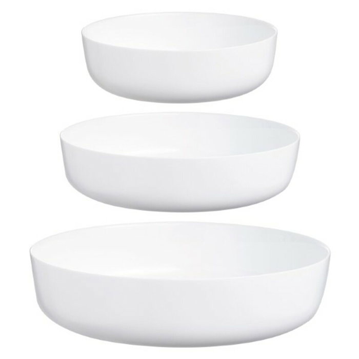 Luminarc Set de 3 Fuentes Redondas Vidrio Diwali 26-22-18 cm Luminarc Set de 3 Fuentes Redondas Vidrio Diwali 26-22-18 cm