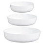 Luminarc Set de 3 Fuentes Redondas Vidrio Diwali 26-22-18 cm