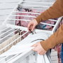 Quid Sèche-linge Pliable Donnatello Résine Blanc 173x53x113 cm - 20m de séchage