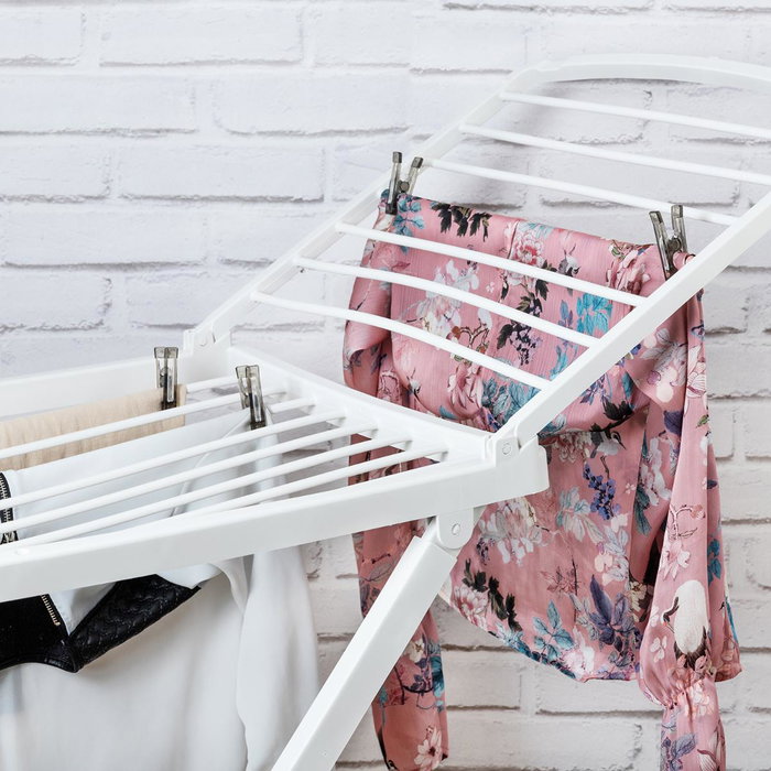 Quid Sèche-linge Pliable Donnatello Résine Blanc 173x53x113 cm - 20m de séchage