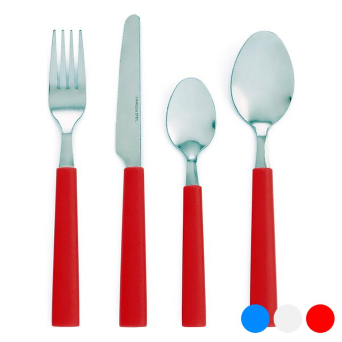 Set de couverts Quid Habitat Métal 24 Pièces Blanc Set de couverts Quid Habitat Métal 24 Pièces Blanc