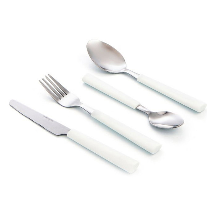 Set de couverts Quid Habitat Métal 24 Pièces Blanc Set de couverts Quid Habitat Métal 24 Pièces Blanc