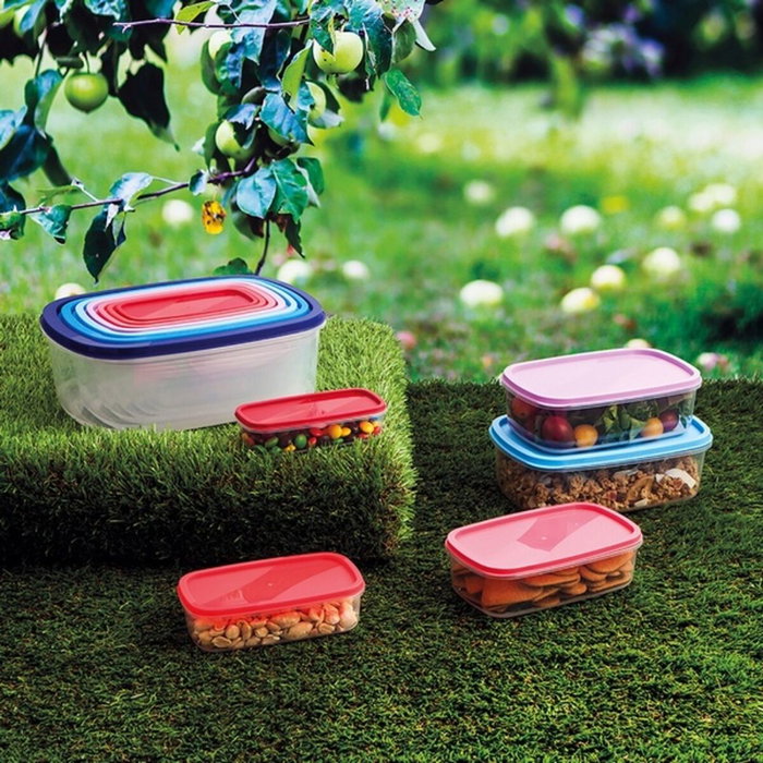 Quid Ensemble de Boîtes à Lunch (7 pcs) Plastique