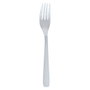 Quid Inox Hotel Set de 12 Fourchettes de Table en Acier Inoxydable, Finition Brillant, 19,5 cm-2 mm