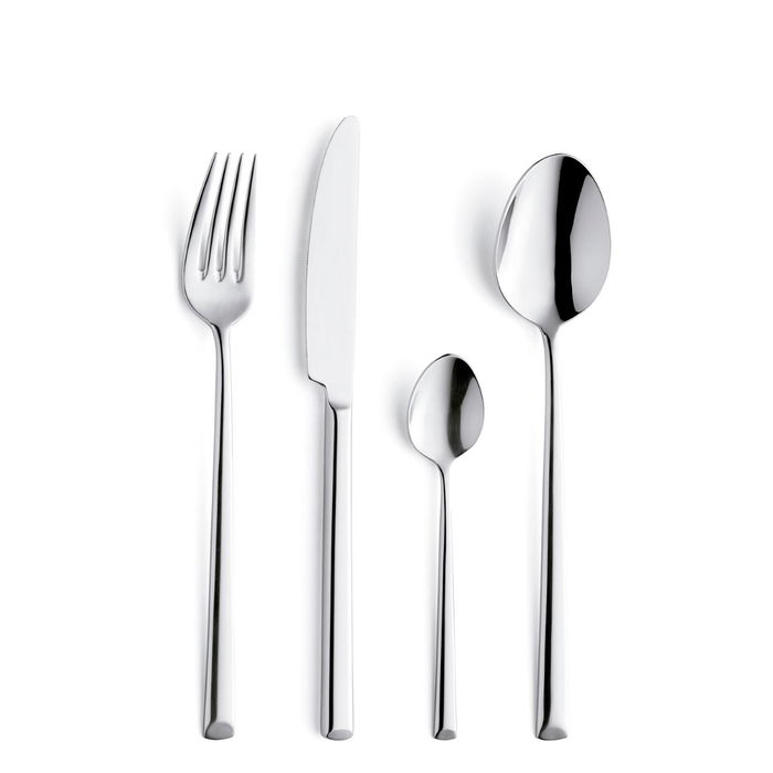 Amefa Boîte de 12 Fourchettes de Table Métropole en Acier Inoxydable Brillant 21,1 cm