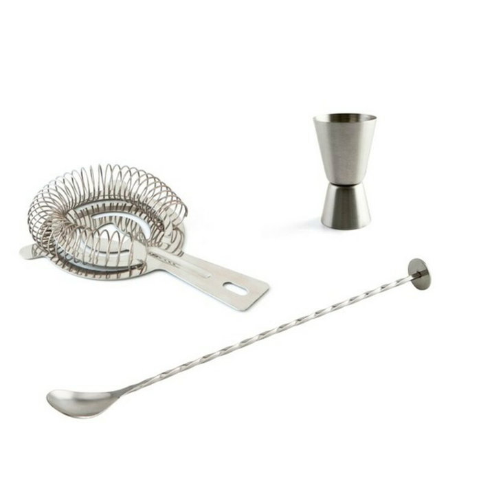 Koala Set 3 Piezas Gin Tonic Acero Inoxidable Mi Bar, 27 cm, 2 Y 4 cL Koala Set 3 Piezas Gin Tonic Acero Inoxidable Mi Bar, 27 cm, 2 Y 4 cL