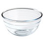 Ô Cuisine Bol à Mélanger en Verre Ocuisine Vidrio - Verre Transparent, 15x15x9 cm, Résistant Micro-ondes et Four, Fabriqué en France