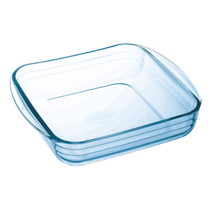 Ô Cuisine Moule à pâtisserie en verre (20 x 17 x 5,5 cm) transparent Ô Cuisine Moule à pâtisserie en verre (20 x 17 x 5,5 cm) transparent