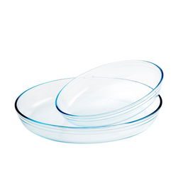 Ensemble de plats de cuisson au four Ô Cuisine 334SA06 Transparent verre