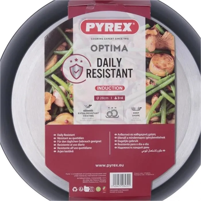 Pyrex Poêle anti-adhésive Optima+ 28 cm