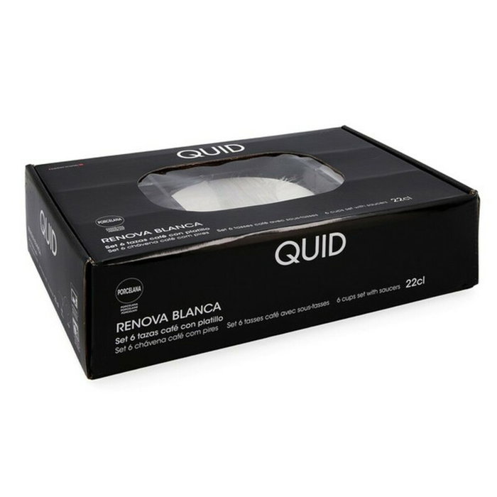 Quid Ensemble de thé Quid 001442 Céramique (6 Pièces) transparent
