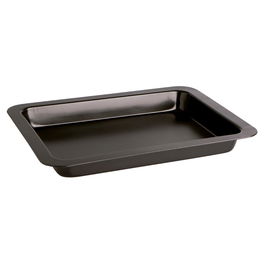 Bandeja Horno Acero Pintado Sweet Grey Quid 36x24x4 cm
