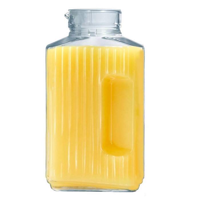 Luminarc Quadro Bouteille en Verre avec Bouchon 2L Transparente Luminarc Quadro Bouteille en Verre avec Bouchon 2L Transparente