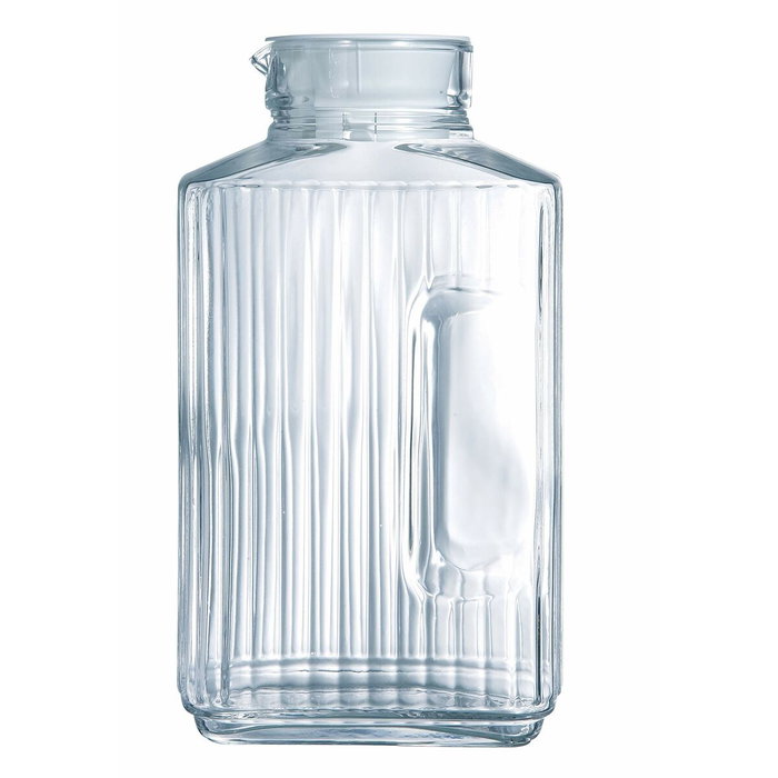 Luminarc Quadro Bouteille en Verre avec Bouchon 2L Transparente Luminarc Quadro Bouteille en Verre avec Bouchon 2L Transparente