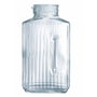 Luminarc Quadro Bouteille en Verre avec Bouchon 2L Transparente