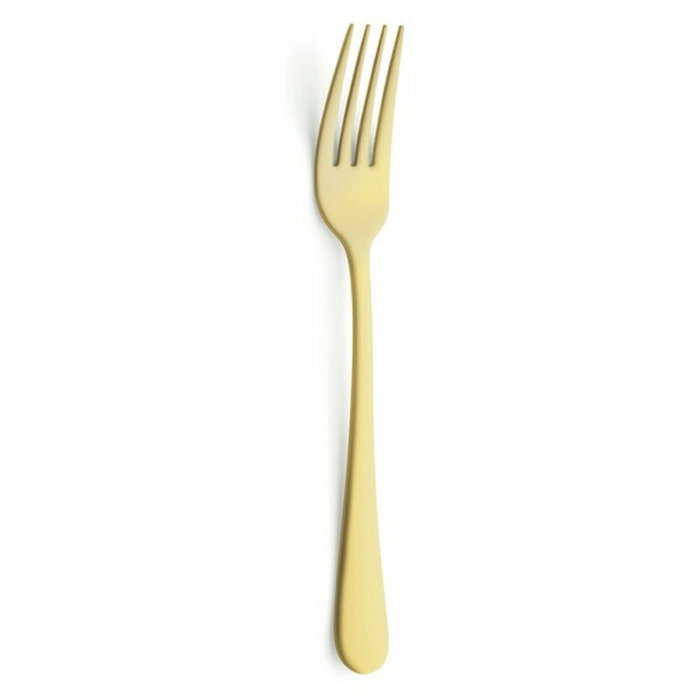 Amefa Austin Dorado 12 Fourchettes de Table en Acier Inoxydable Finition Mate Dorée 20,7 cm Amefa Austin Dorado 12 Fourchettes de Table en Acier Inoxydable Finition Mate Dorée 20,7 cm