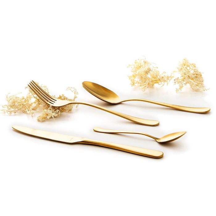 Cuillère à café Amefa Austin Or 14,4 cm - 2,5 mm 12 Unités