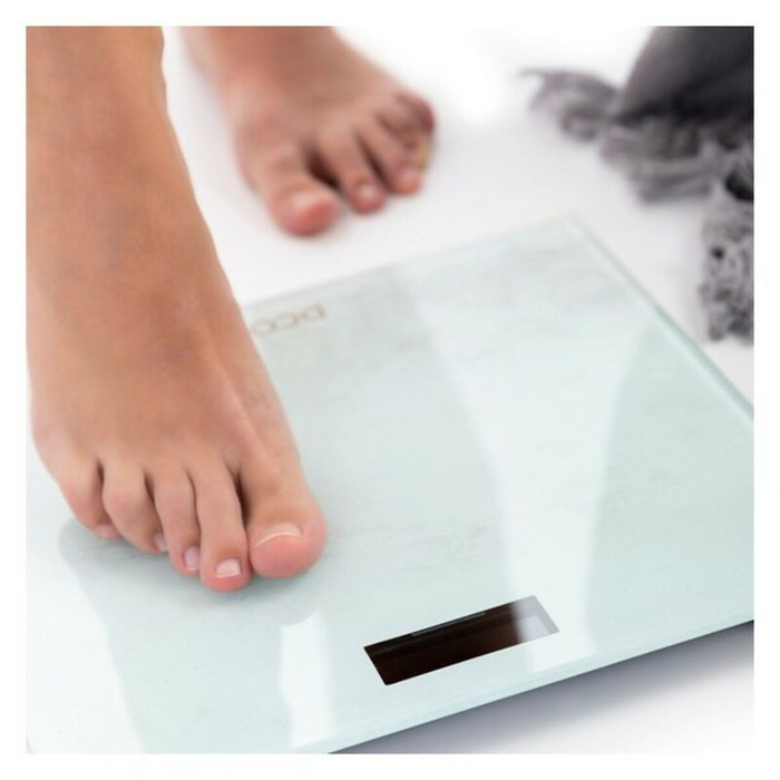 DCook Balance de Bain Gallery - Jusqu'à 180 kg, Verre Trempé 6mm, 28x28x2.5 cm DCook Balance de Bain Gallery - Jusqu'à 180 kg, Verre Trempé 6mm, 28x28x2.5 cm