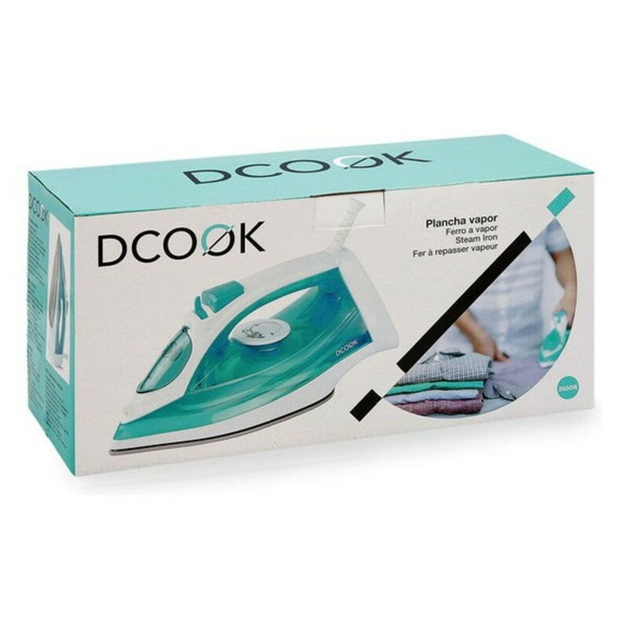 DCook Plancha à Vapeur Gallery 2600W, 0.47L, Repassage Sec/Vapeur, Semelle Céramique, Poignée Ergonomique, 31x15x12.5cm DCook Plancha à Vapeur Gallery 2600W, 0.47L, Repassage Sec/Vapeur, Semelle Céramique, Poignée Ergonomique, 31x15x12.5cm