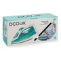 DCook Plancha à Vapeur Gallery 2600W, 0.47L, Repassage Sec/Vapeur, Semelle Céramique, Poignée Ergonomique, 31x15x12.5cm