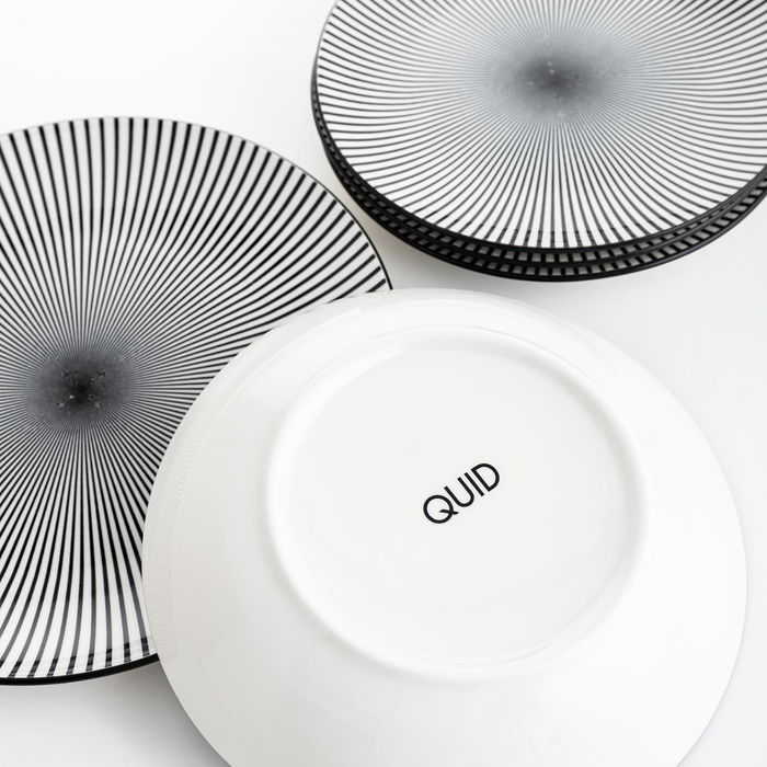 Assiettes Quid Miami Noir Céramique