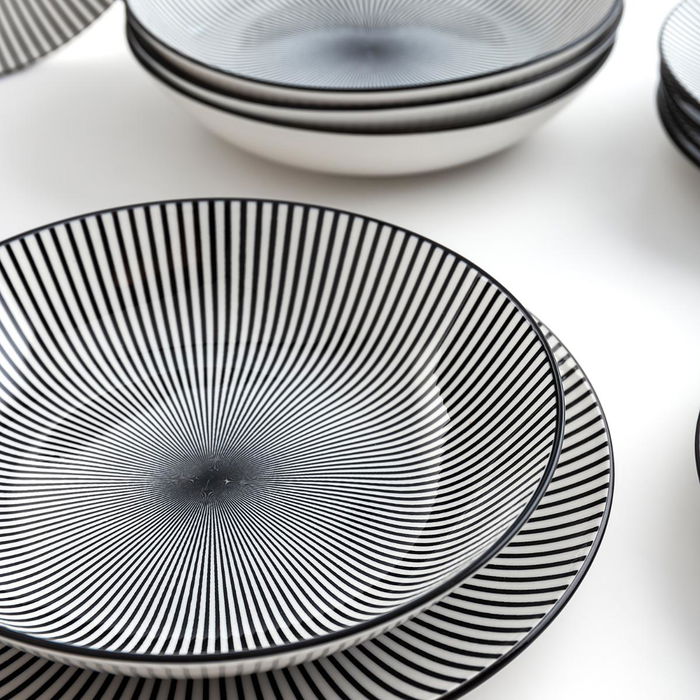 Assiettes Quid Miami Noir Céramique