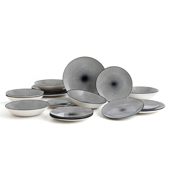 Assiettes Quid Miami Noir Céramique