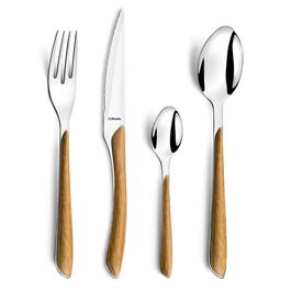 Set de couverts Amefa Eclat Acier inoxydable ABS 24 Pièces