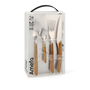 Amefa Set 24 Couverts Eclat Bois/Métal 14-8-25 cm