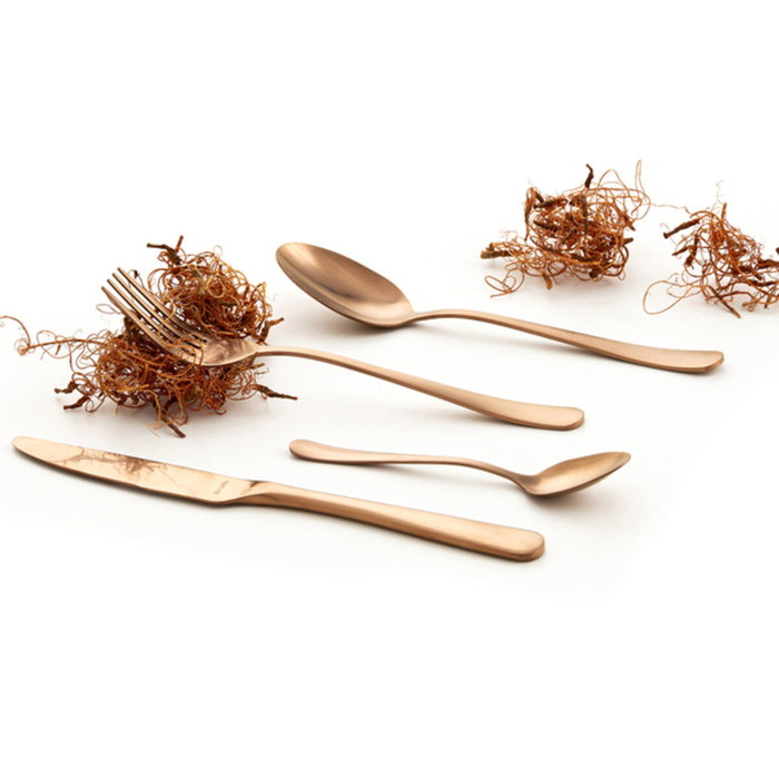Amefa Cuillère à Dessert Austin Cobre Inox Cuivre 12 pièces 18,5 cm Amefa Cuillère à Dessert Austin Cobre Inox Cuivre 12 pièces 18,5 cm