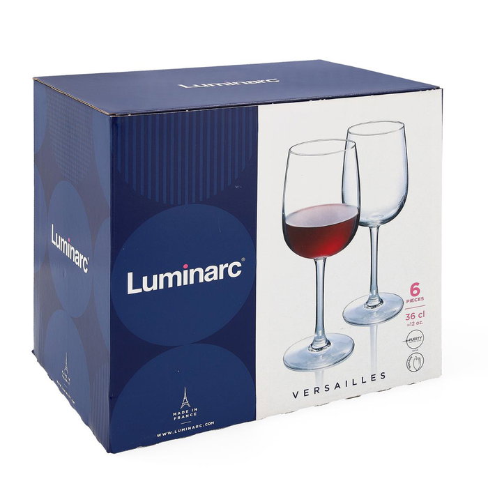 verre de vin Luminarc Versailles 6 Unités (36 cl)