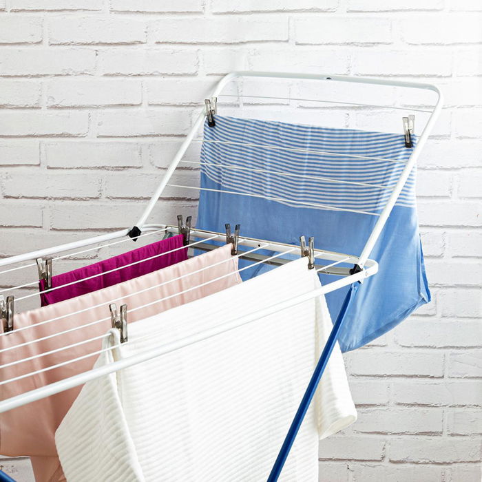 Corde à linge Quid Heracles Métal Blanc