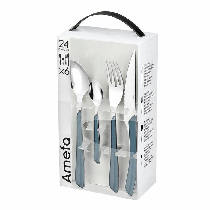 Amefa 24 Cubiertos Inox y Mango Abs Eclat 2 mm
