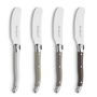 Lou Laguiole Couteaux à Beurre Tradition Inox Mango PP Set de 4 pcs 1.2 mm